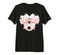 Coquette Soccer Heart Bow Football T-Shirt - Custom Art Print for Adults - T-Shirt, Sweatshirt, Hoodie