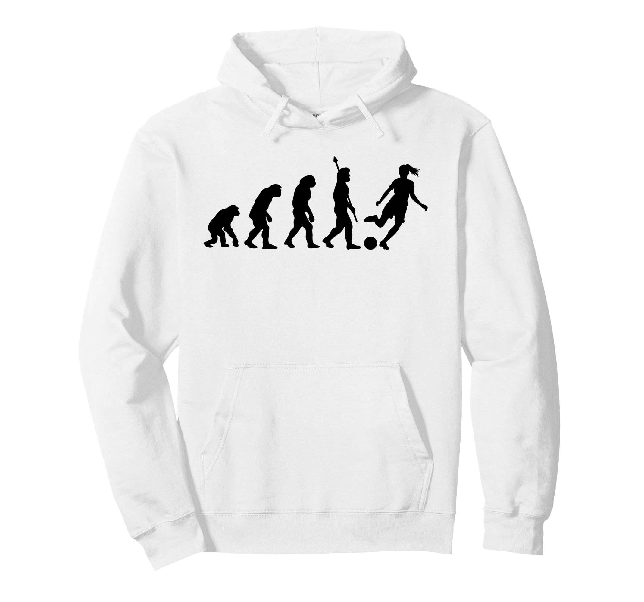 Soccer Evolution Play Like Hoodie - Fun Novelty Design Unisex - T-Shirt, Sweatshirt, Hoodie
