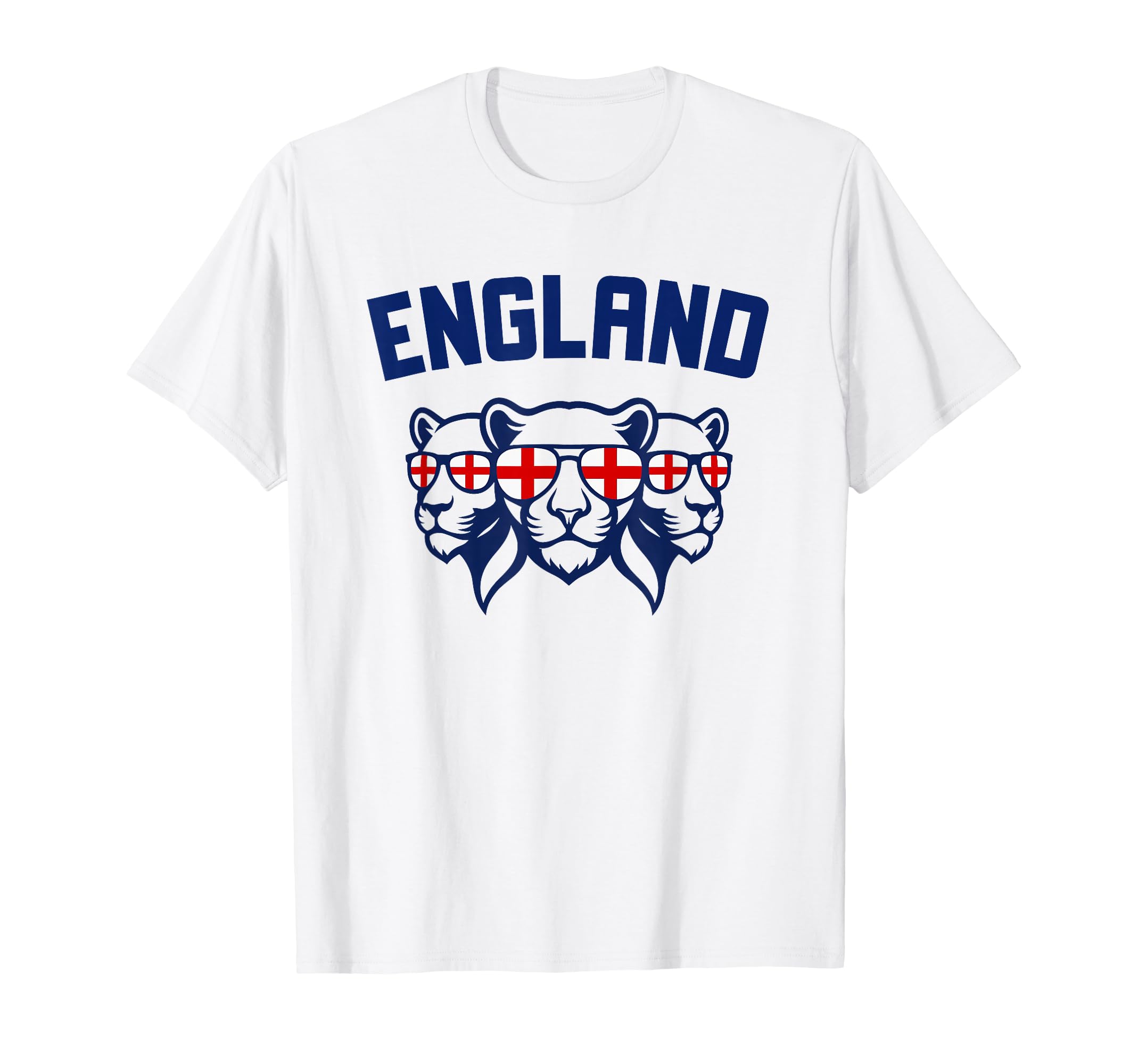 England Three Lionesses England T-Shirt - Fun Novelty Design Men Women - T-Shirt, Sweatshirt, Hoodie