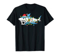 Santa Shark Soccer Football Lights T-Shirt - Casual Everyday Wear Unisex - T-Shirt, Sweatshirt, Hoodie