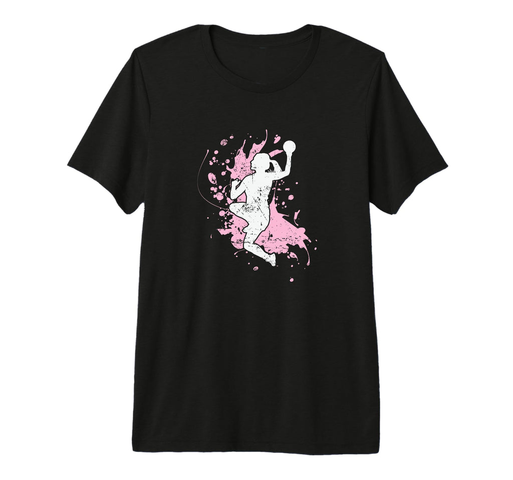 Handball Jump Shot Elegance Game Tri Blend T-Shirt - Trendy Graphic Unisex - T-Shirt, Sweatshirt, Hoodie