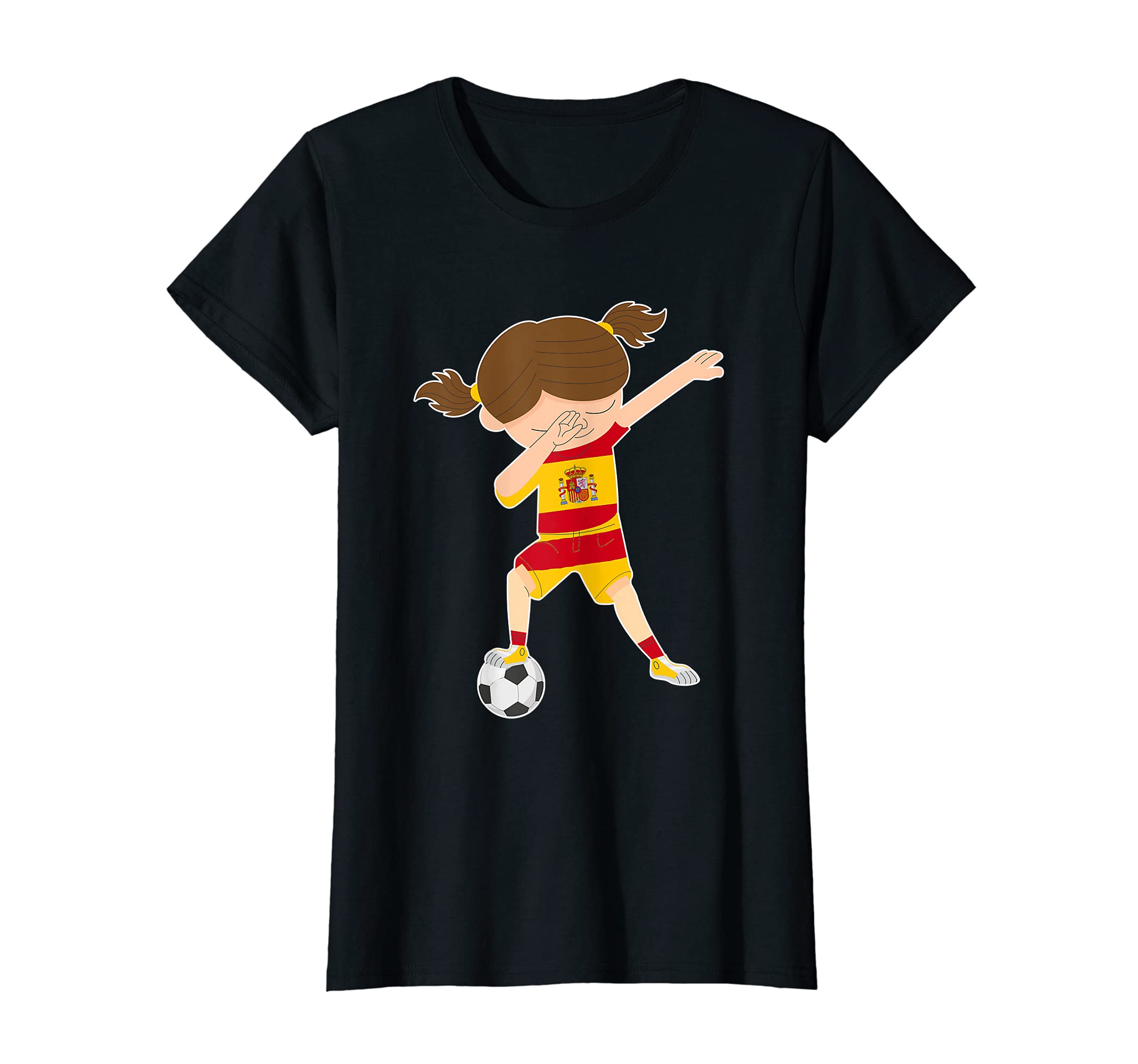 Dabbing Spanish Soccer Player T-Shirt - Fun Novelty Design Men Women - T-Shirt, Sweatshirt, Hoodie
