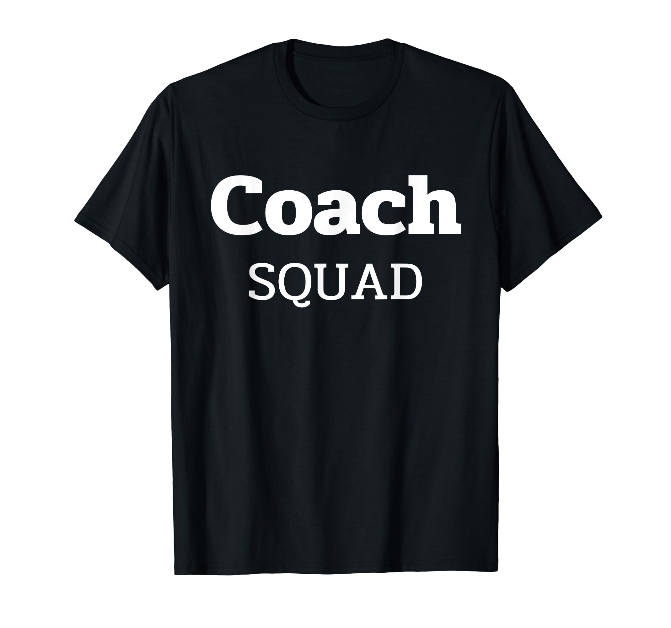 Sport Coach Lovers Squad Crew Text T-Shirt - Minimalist Print Unisex - T-Shirt, Sweatshirt, Hoodie