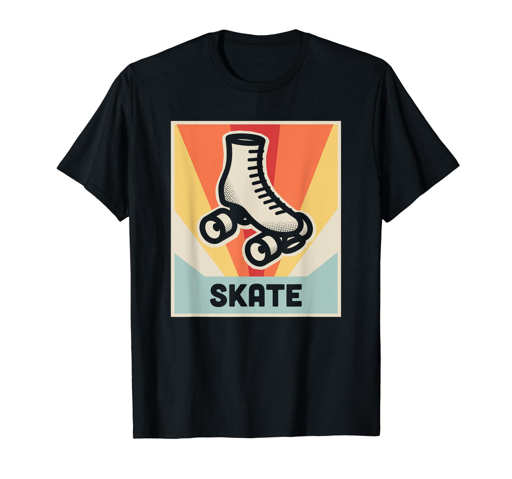 Skate Roller Skating T-Shirt - Unique Graphic Men Women - T-Shirt, Sweatshirt, Hoodie