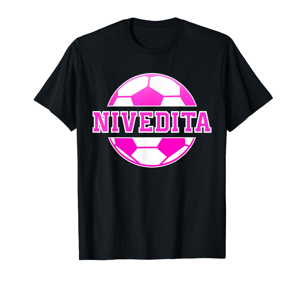 Nivedita Name Soccer Play Football T-Shirt - Custom Art Print Men Women - T-Shirt, Sweatshirt, Hoodie