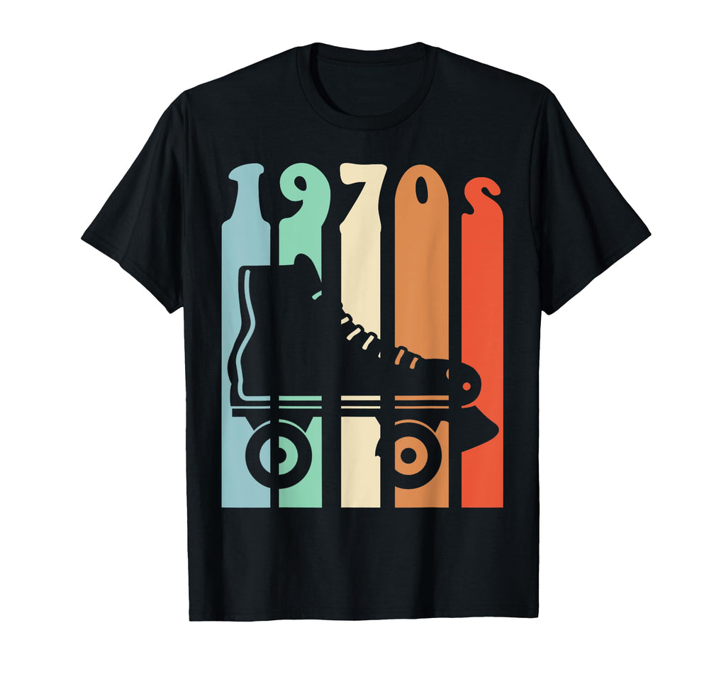 1970S Roller Skates And Gift T-Shirt - Aesthetic Graphic for Adults - T-Shirt, Sweatshirt, Hoodie