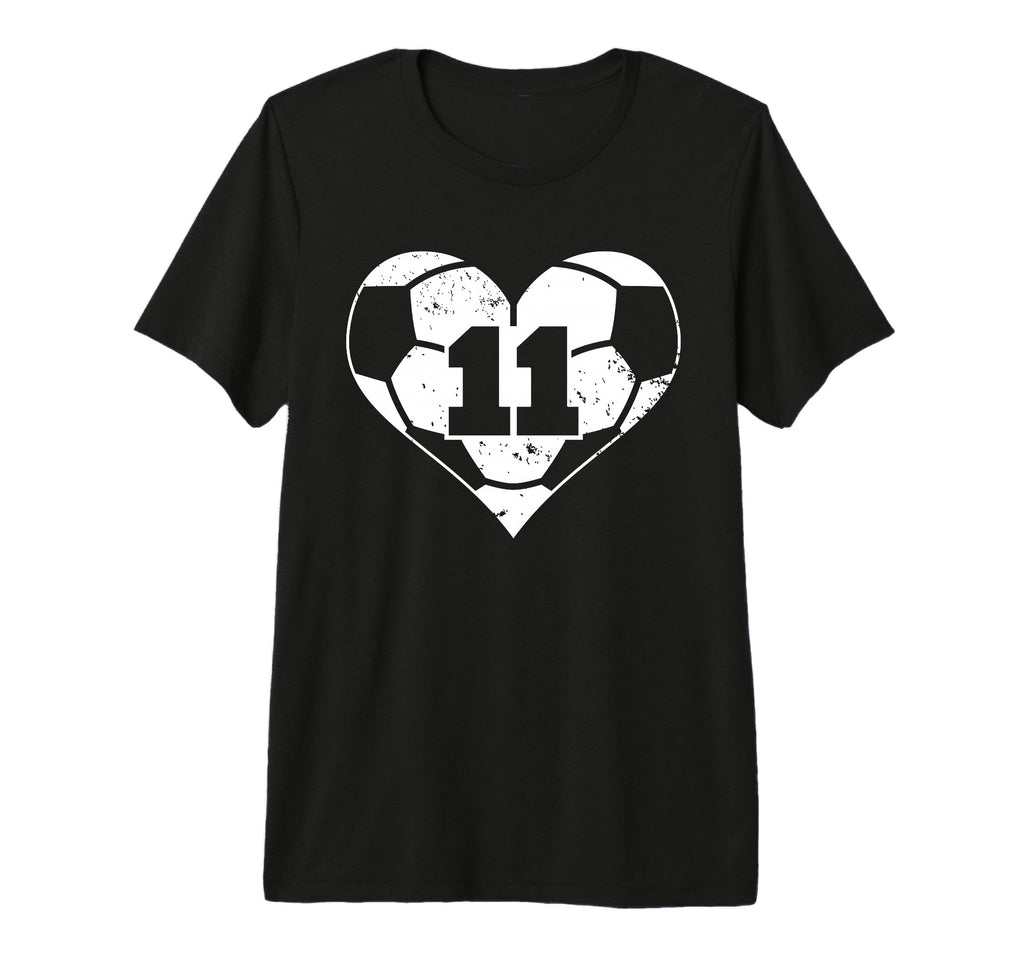 Soccer Number 11 Jersey Funny Soccer T-Shirt - Trendy Graphic for Adults - T-Shirt, Sweatshirt, Hoodie