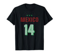 Mexico Soccer 14 Football Game Fan T-Shirt - Aesthetic Graphic for Adults - T-Shirt, Sweatshirt, Hoodie