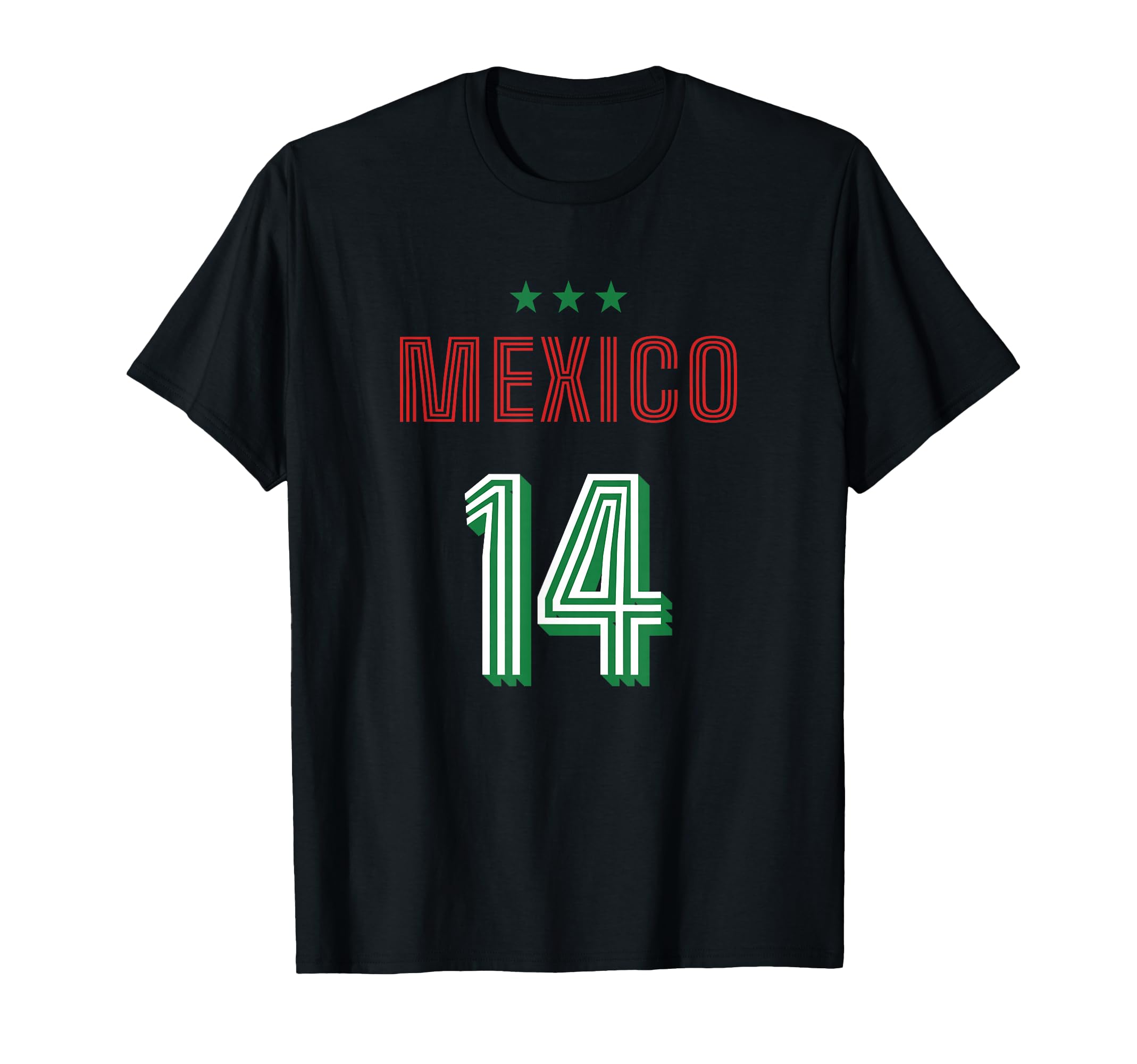 Mexico Soccer 14 Football Game Fan T-Shirt - Aesthetic Graphic for Adults - T-Shirt, Sweatshirt, Hoodie