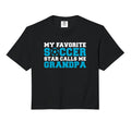 My Favorite Soccer Star Calls Me Grandpa T-Shirt - Custom Art Print Unisex - T-Shirt, Sweatshirt, Hoodie