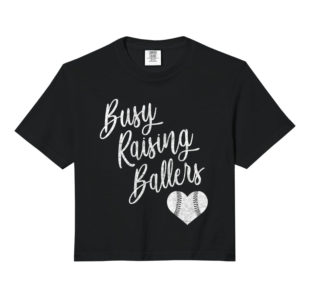 Busy Raising Ballers Baseball Softball Hoodie - Trendy Graphic for Adults - T-Shirt, Sweatshirt, Hoodie