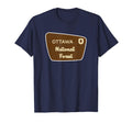 Ottawa National Forest Sign T-Shirt - Unique Graphic Men Women - T-Shirt, Sweatshirt, Hoodie