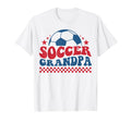 Soccer Grandpa Soccer Fan Support Soccer T-Shirt - Custom Art Print Unisex - T-Shirt, Sweatshirt, Hoodie