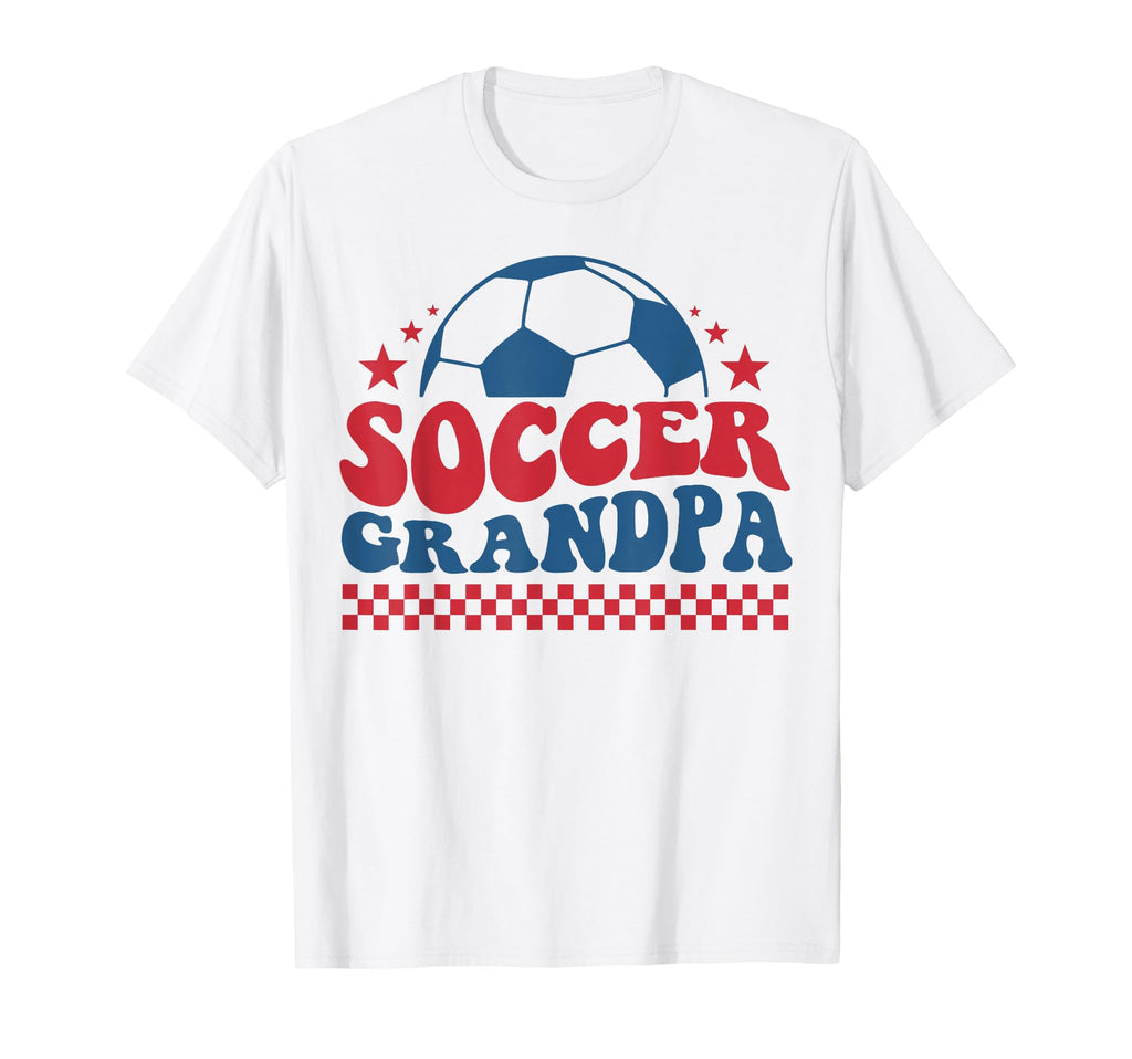 Soccer Grandpa Soccer Fan Support T-Shirt - Custom Art Print for Adults - T-Shirt, Sweatshirt, Hoodie