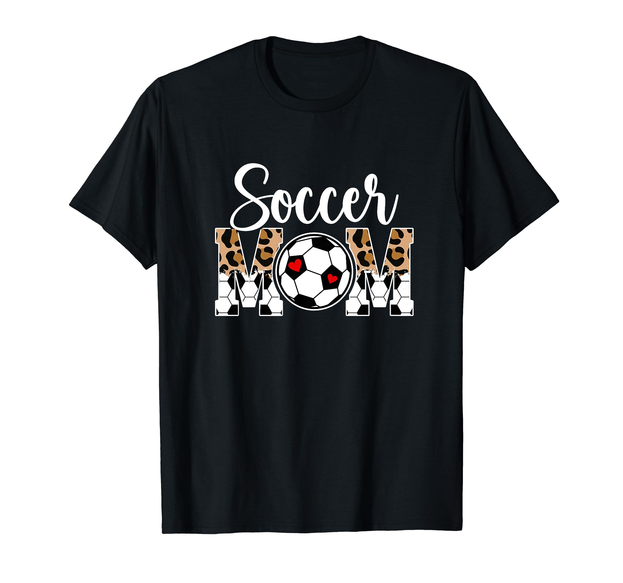 Soccer Mom Soccer Player Mama Leopard T-Shirt - Fun Novelty Design Unisex - T-Shirt, Sweatshirt, Hoodie