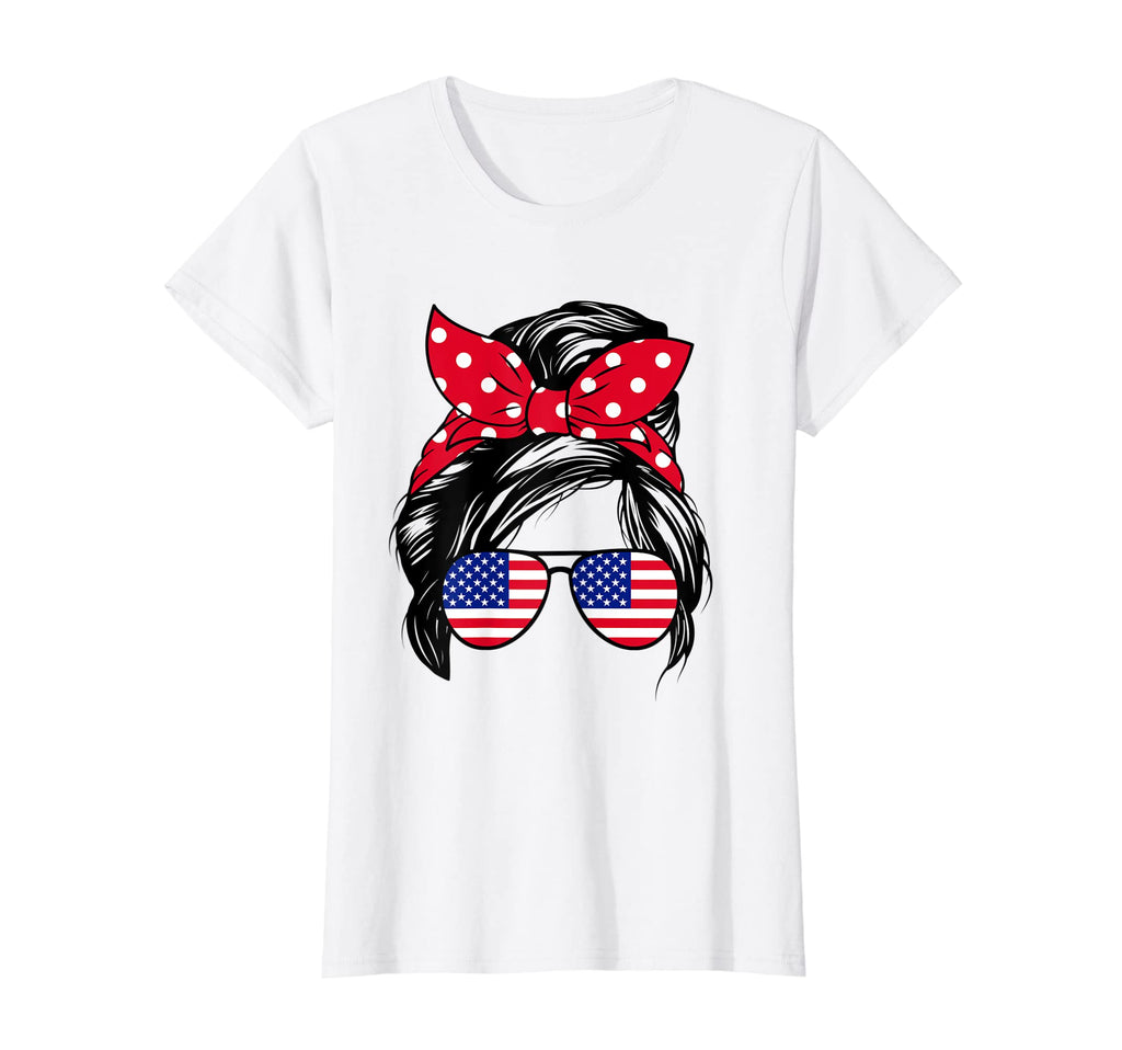 American Mom Soccer Usa Sporty Sunglasses T-Shirt - Graphic Print Unisex - T-Shirt, Sweatshirt, Hoodie