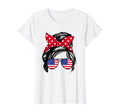 American Mom Soccer Usa Sporty Sunglasses T-Shirt - Graphic Print Unisex - T-Shirt, Sweatshirt, Hoodie