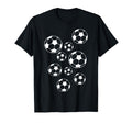 Soccer Balls T-Shirt - Aesthetic Graphic Men Women - T-Shirt, Sweatshirt, Hoodie