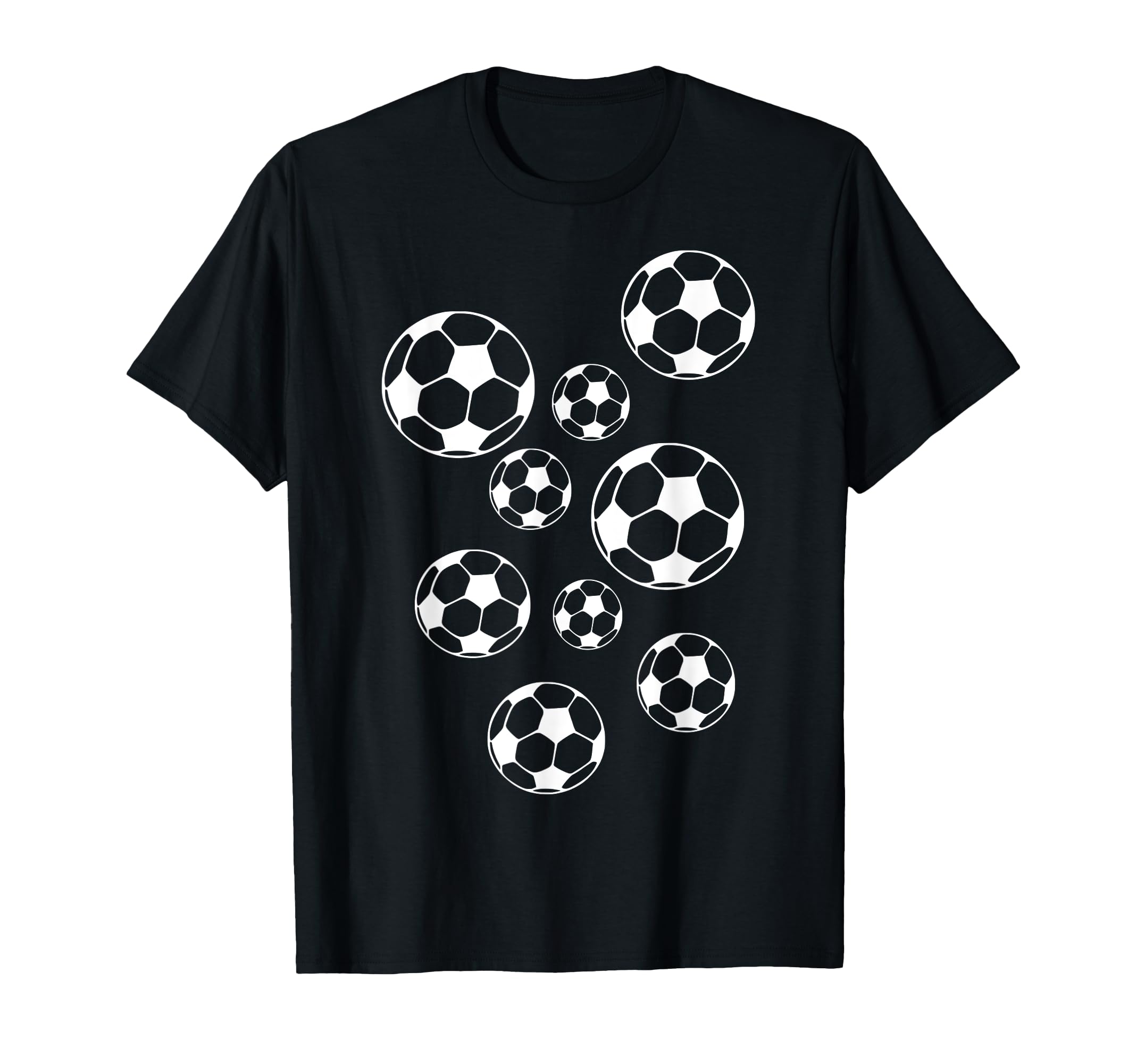 Soccer Balls T-Shirt - Aesthetic Graphic Men Women - T-Shirt, Sweatshirt, Hoodie