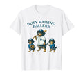 Busy Raising Baller Baseball T-Shirt - Casual Everyday Wear Unisex - T-Shirt, Sweatshirt, Hoodie