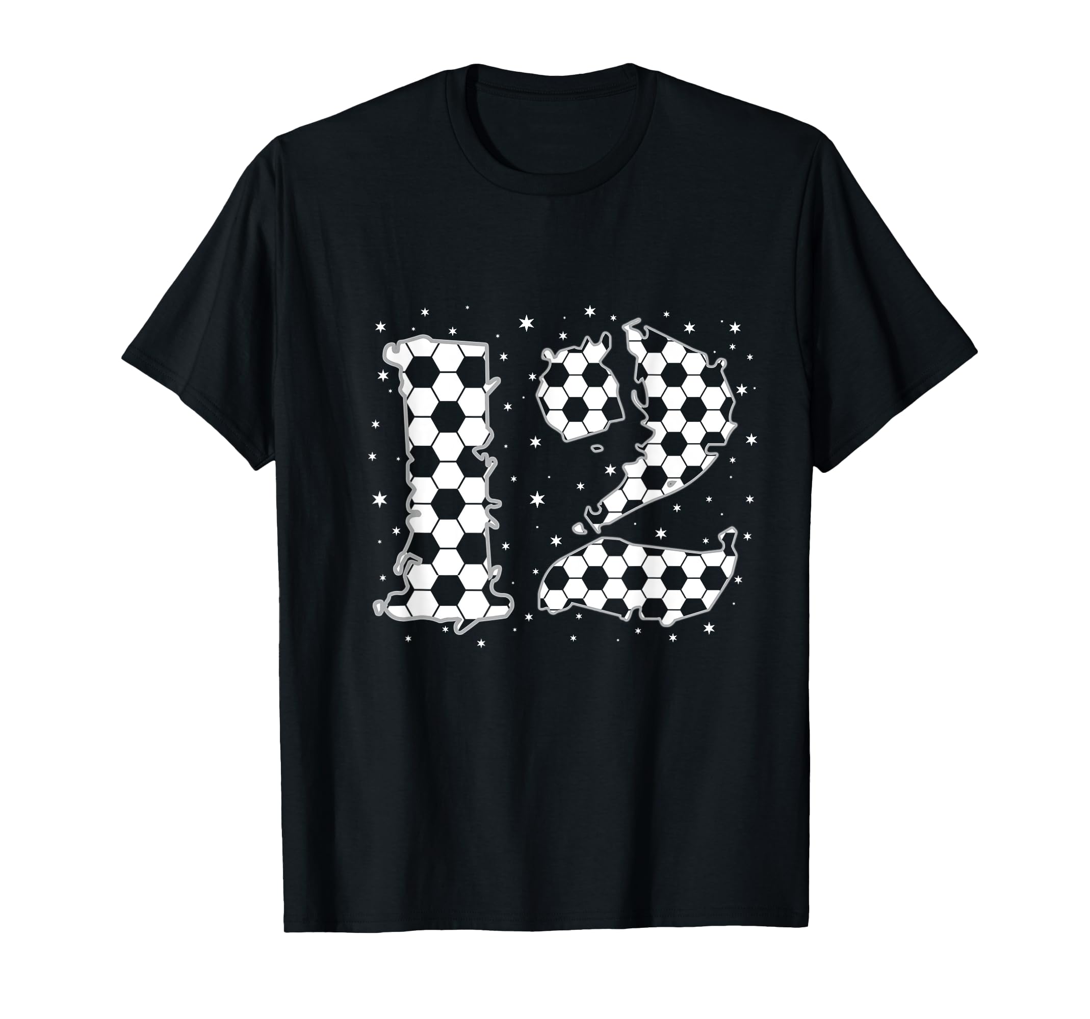 12 Year Old Soccer Birthday Twelfth T-Shirt - Aesthetic Graphic Men Women - T-Shirt, Sweatshirt, Hoodie