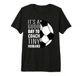 I Coach Tiny Humans Funny Soccer T-Shirt - Minimalist Print for Adults - T-Shirt, Sweatshirt, Hoodie