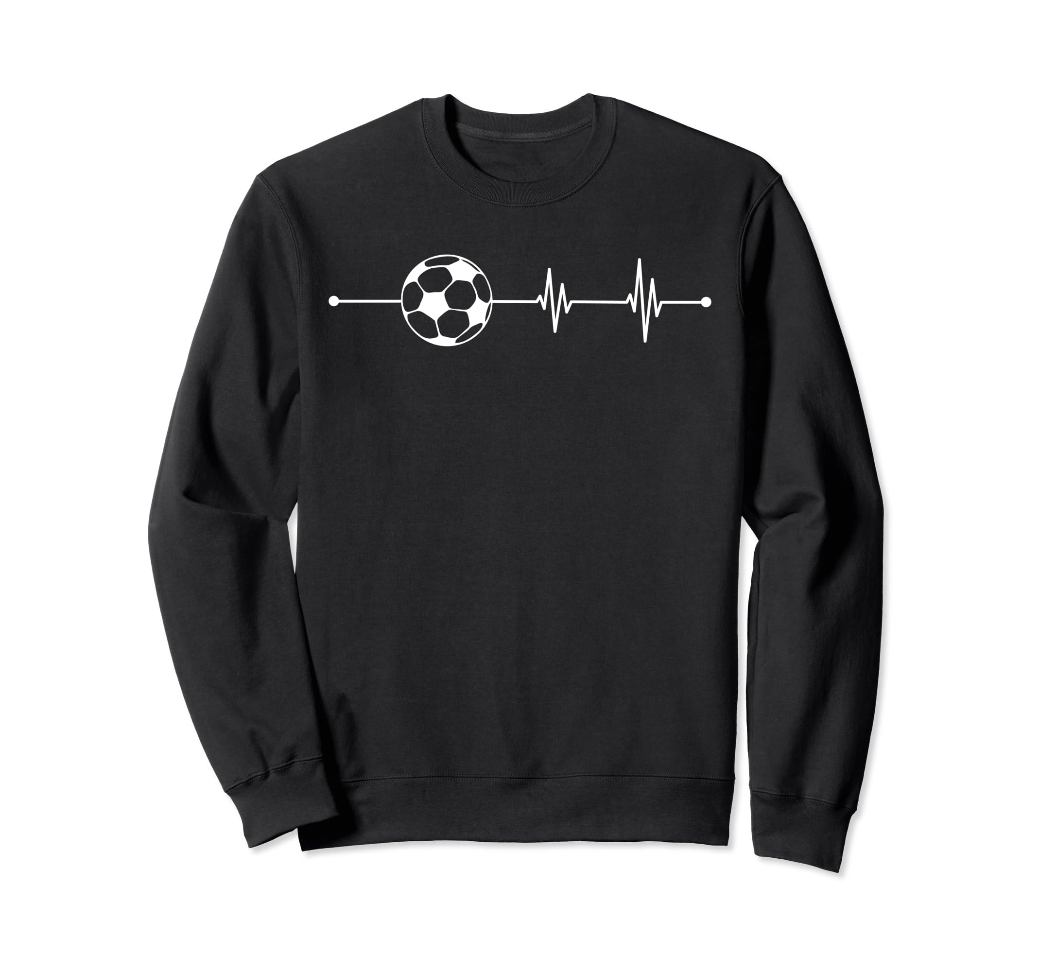 Heartbeat Soccer Ball Soccer Lover Sweatshirt - Fun Novelty Design Unisex - T-Shirt, Sweatshirt, Hoodie