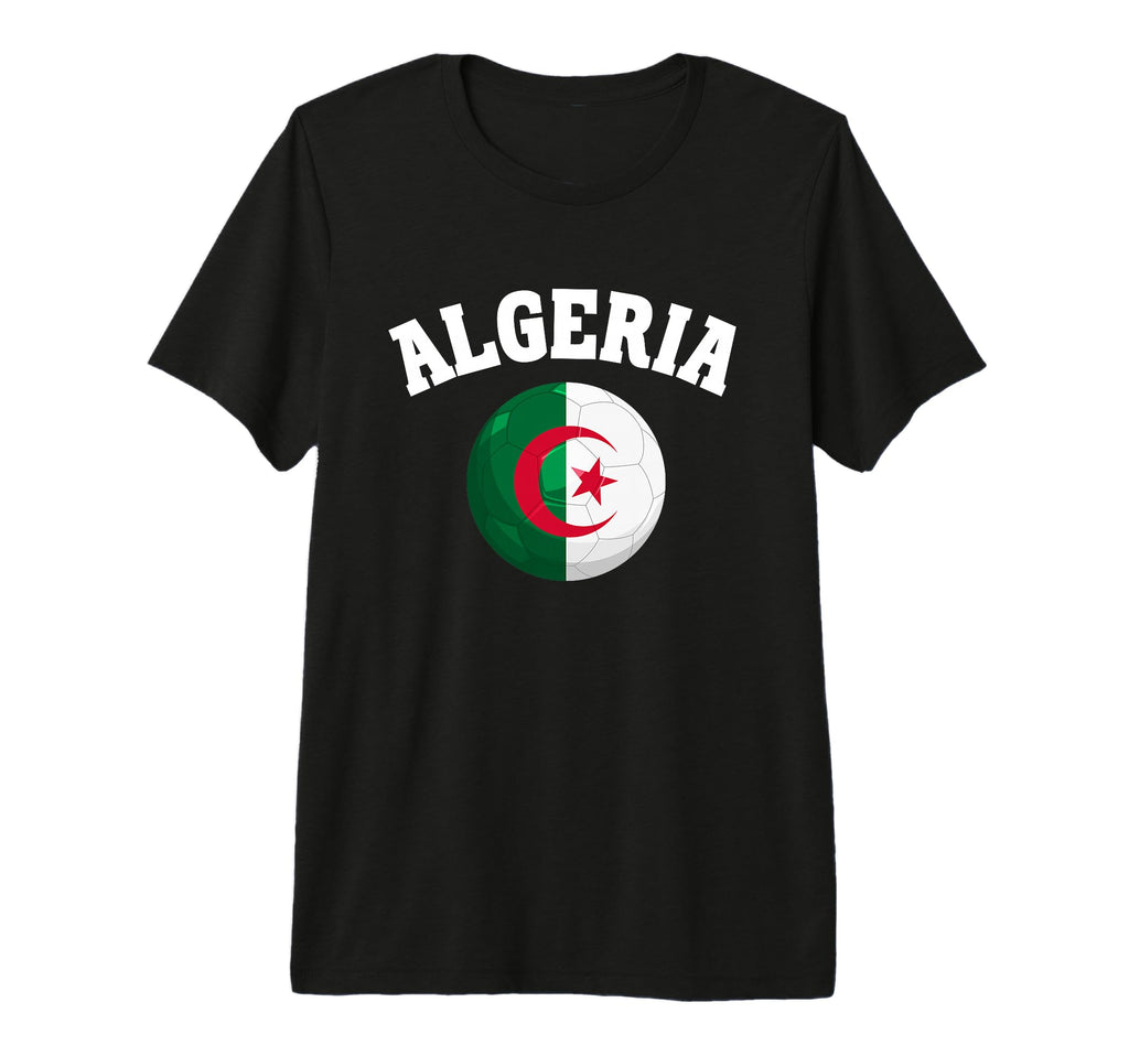 Algeria Soccer Tri Blend T-Shirt - Custom Art Print Unisex - T-Shirt, Sweatshirt, Hoodie