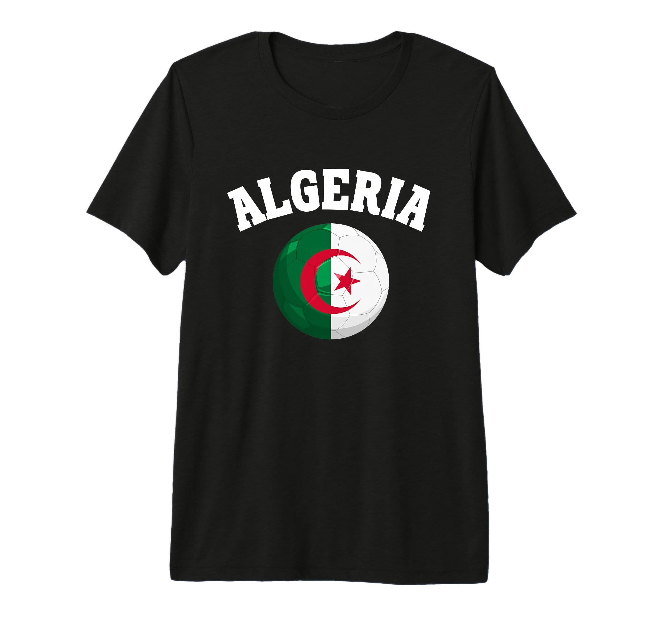 Algeria Soccer Tri Blend T-Shirt - Custom Art Print Unisex - T-Shirt, Sweatshirt, Hoodie