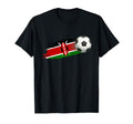 Kenya Soccer Ball Kenya Flag Jersey T-Shirt - Aesthetic Graphic for Adults - T-Shirt, Sweatshirt, Hoodie