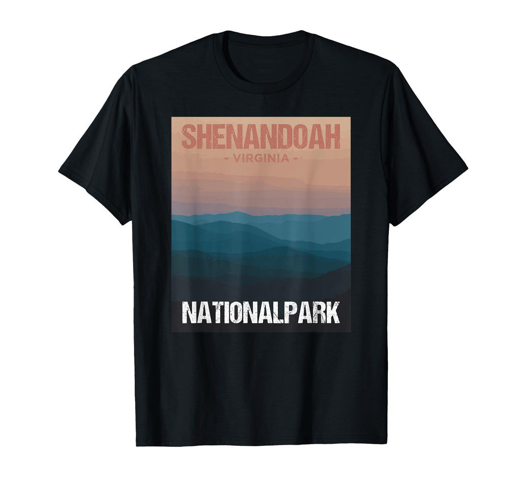 Shenandoah National Park Virginia T-Shirt - Fun Novelty Design for Adults - T-Shirt, Sweatshirt, Hoodie