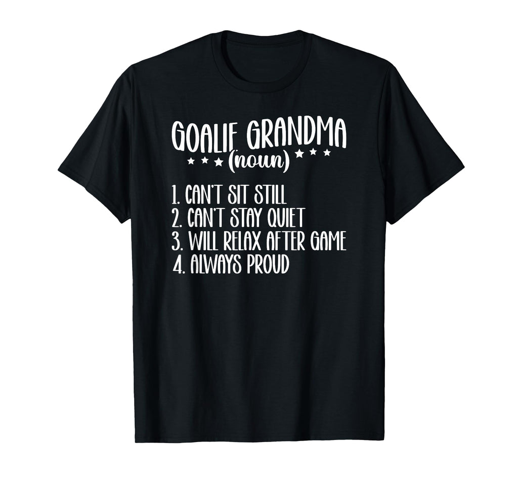 Hockey Goalie Grandma Definition T-Shirt - Custom Art Print for Adults - T-Shirt, Sweatshirt, Hoodie