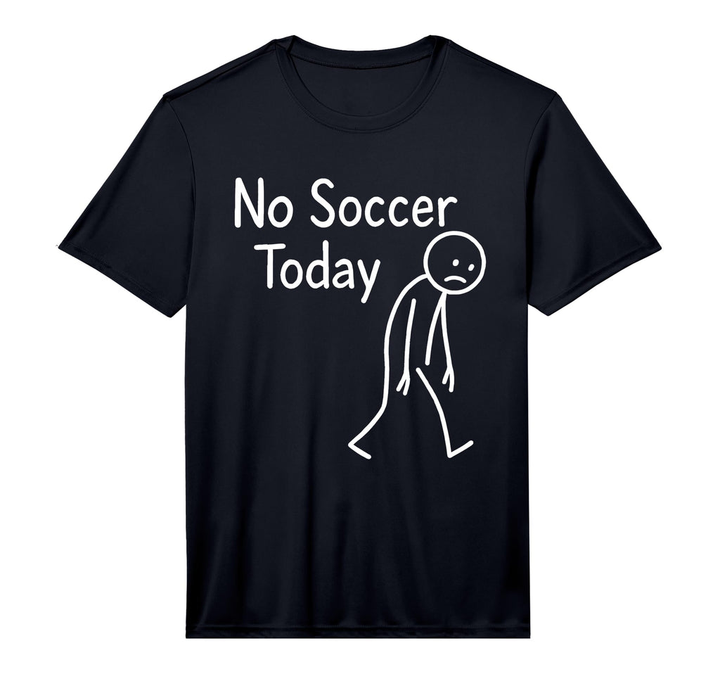 Sad Stick Figure Soccer Lover No T-Shirt - Unique Graphic for Adults - T-Shirt, Sweatshirt, Hoodie