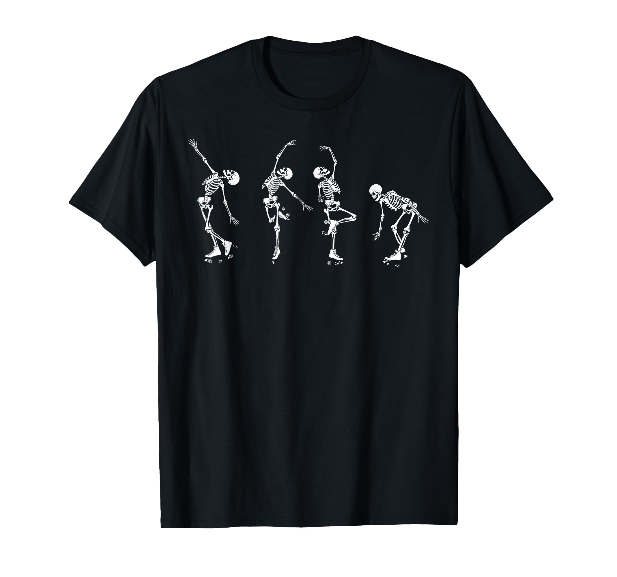 Skeletons Dance Roller Skates Skate Roller T-Shirt - Unique Graphic Unisex - T-Shirt, Sweatshirt, Hoodie