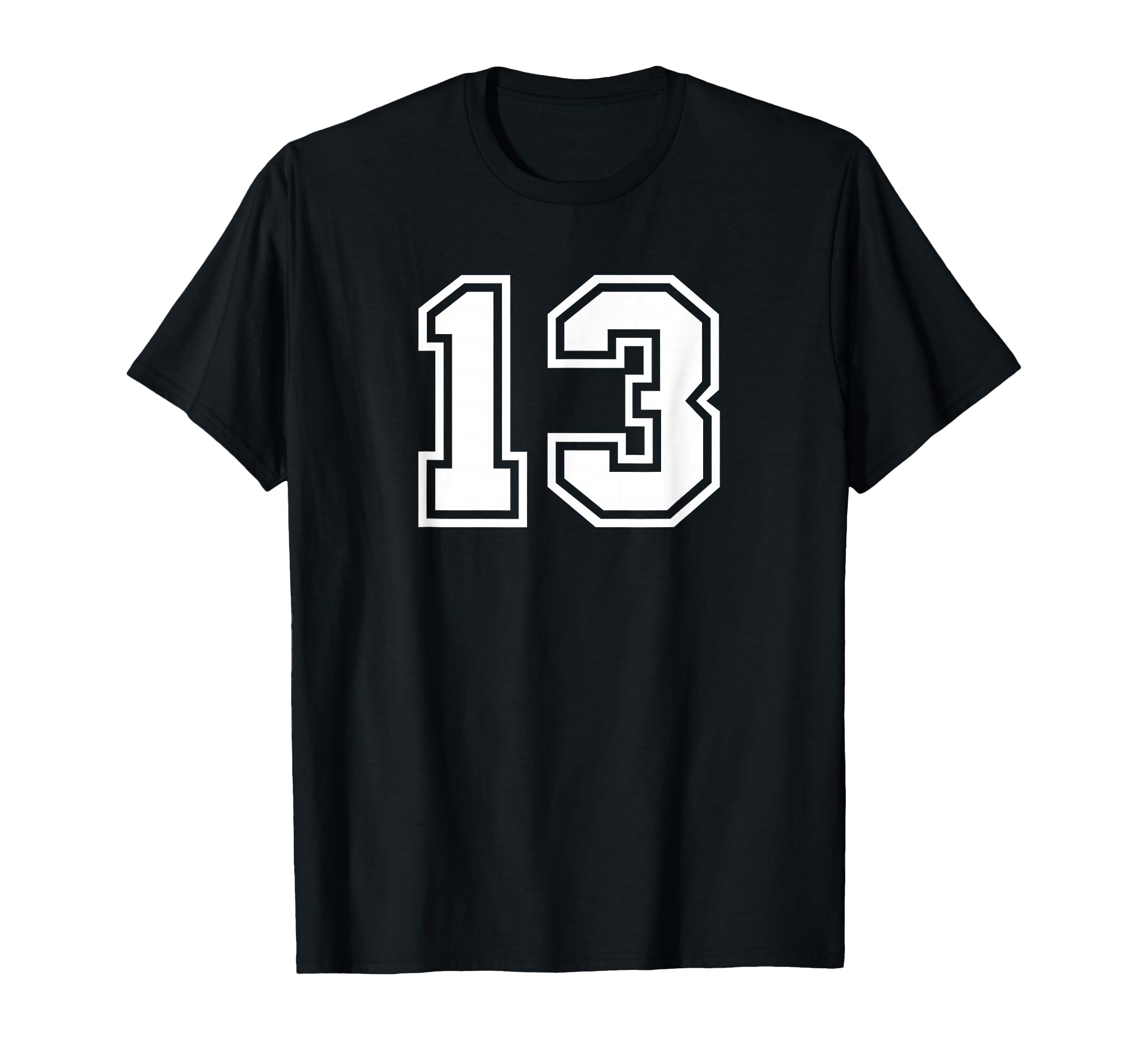 Number 13 White Sports Team Varsity T-Shirt - Streetwear Style Men Women - T-Shirt, Sweatshirt, Hoodie