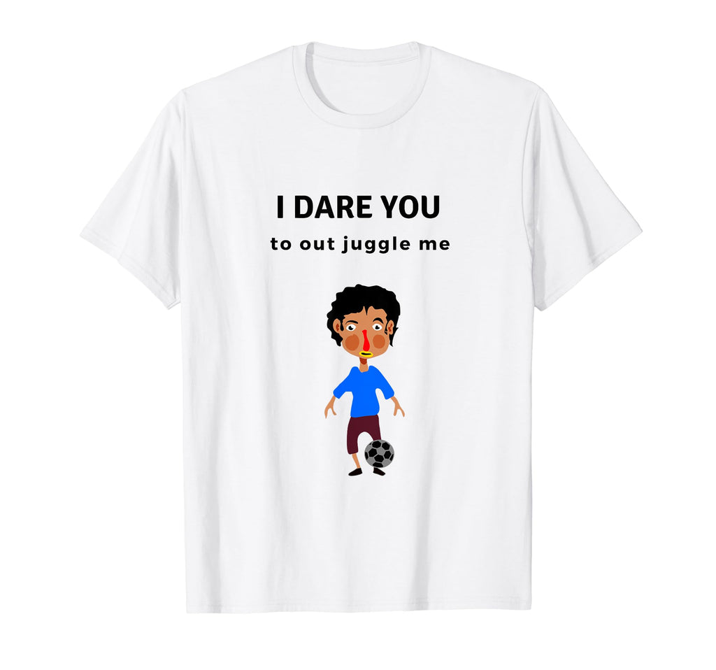 Soccer Skills Juggling Challenge T-Shirt - Fun Novelty Design for Adults - T-Shirt, Sweatshirt, Hoodie