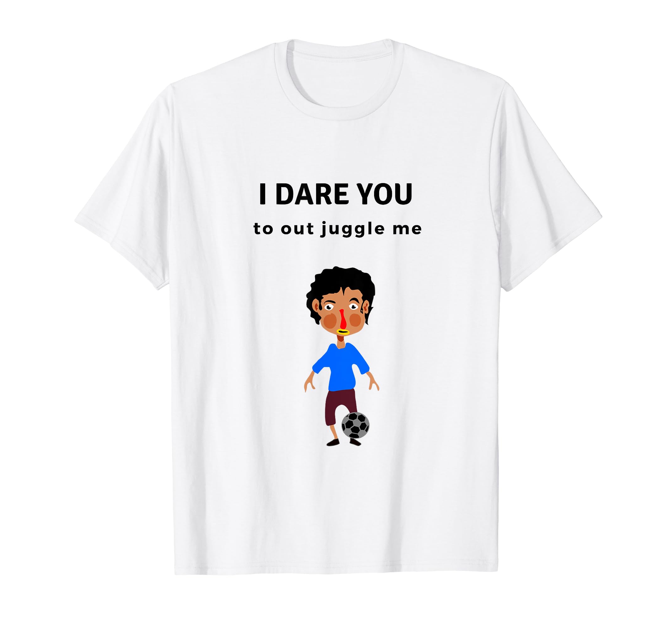 Soccer Skills Juggling Challenge T-Shirt - Fun Novelty Design for Adults - T-Shirt, Sweatshirt, Hoodie