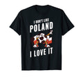 Poland Soccer Supporters Fun Flag T-Shirt - Minimalist Print Unisex - T-Shirt, Sweatshirt, Hoodie