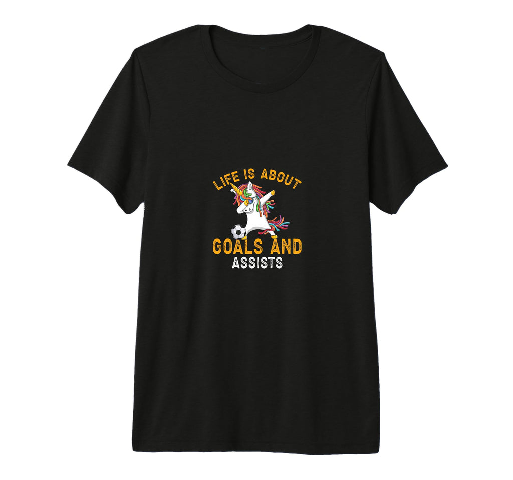 Soccer Life Is About Goals And T-Shirt - Custom Art Print for Adults - T-Shirt, Sweatshirt, Hoodie