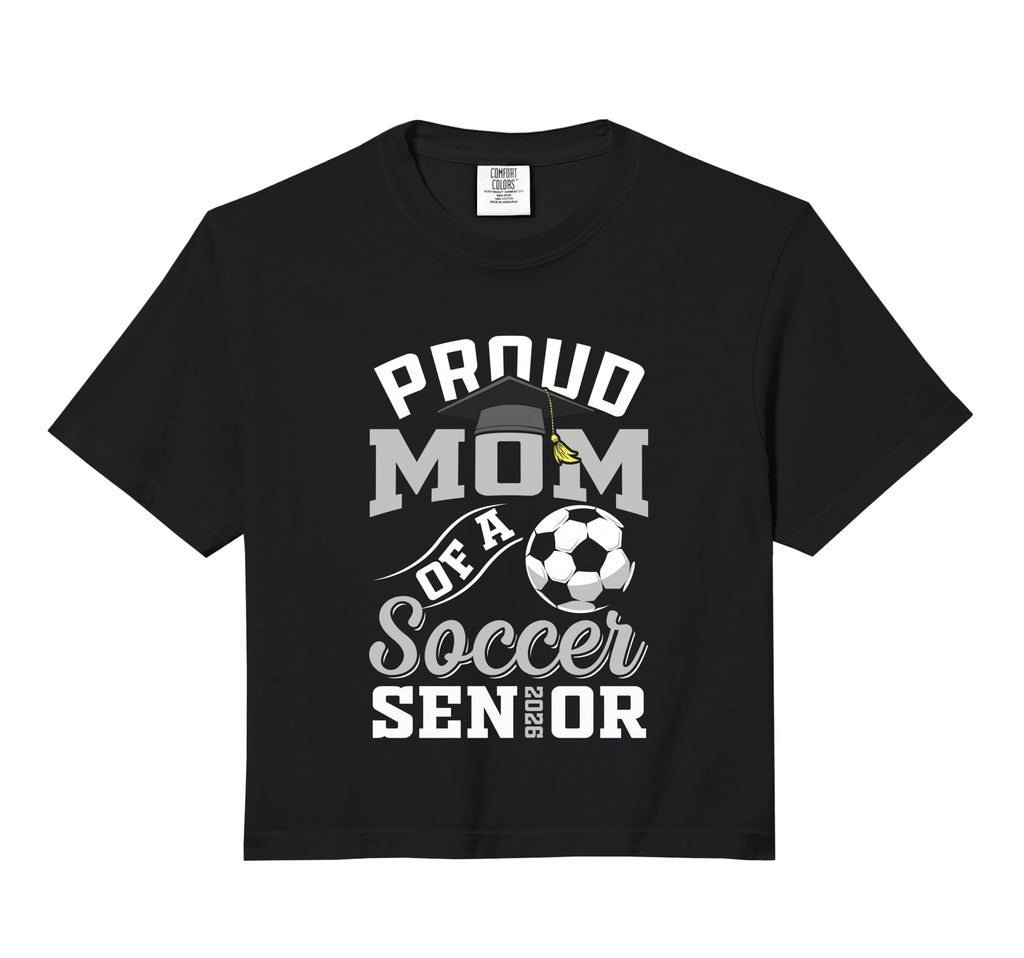 Proud Mom Soccer Senior Class 2026 Sweatshirt - Custom Art Print Men Women - T-Shirt, Sweatshirt, Hoodie