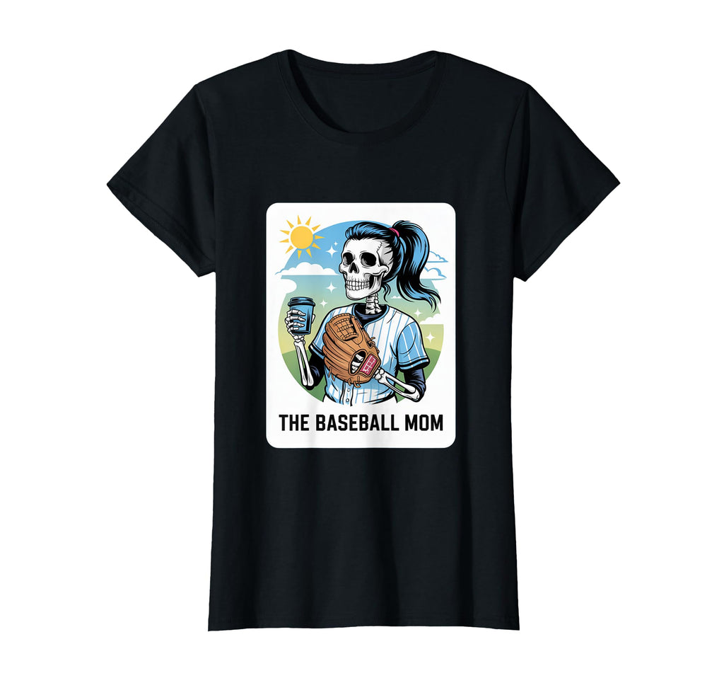 Baseball Mom Tarot Card Funny Mothers T-Shirt - Graphic Print Men Women - T-Shirt, Sweatshirt, Hoodie
