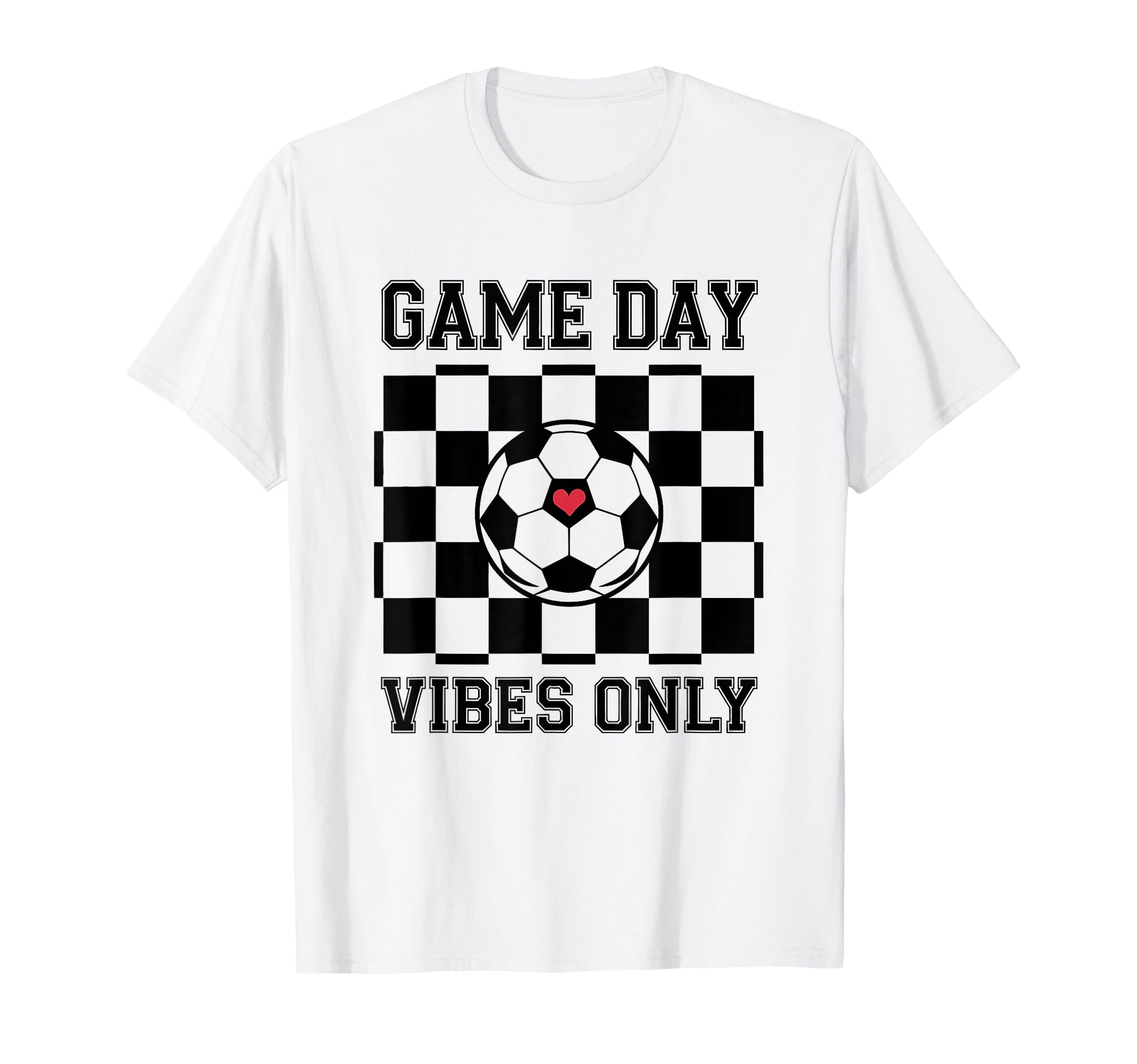 Groovy Soccer Soccer Game Day Vibes T-Shirt - Minimalist Print Men Women - T-Shirt, Sweatshirt, Hoodie