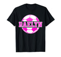 Raelyn Name Soccer Play Football Sports Fan T-Shirt - Graphic Print Unisex - T-Shirt, Sweatshirt, Hoodie