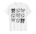 Soccer Coquette Mom Preppy Soccer T-Shirt - Unique Graphic Men Women - T-Shirt, Sweatshirt, Hoodie