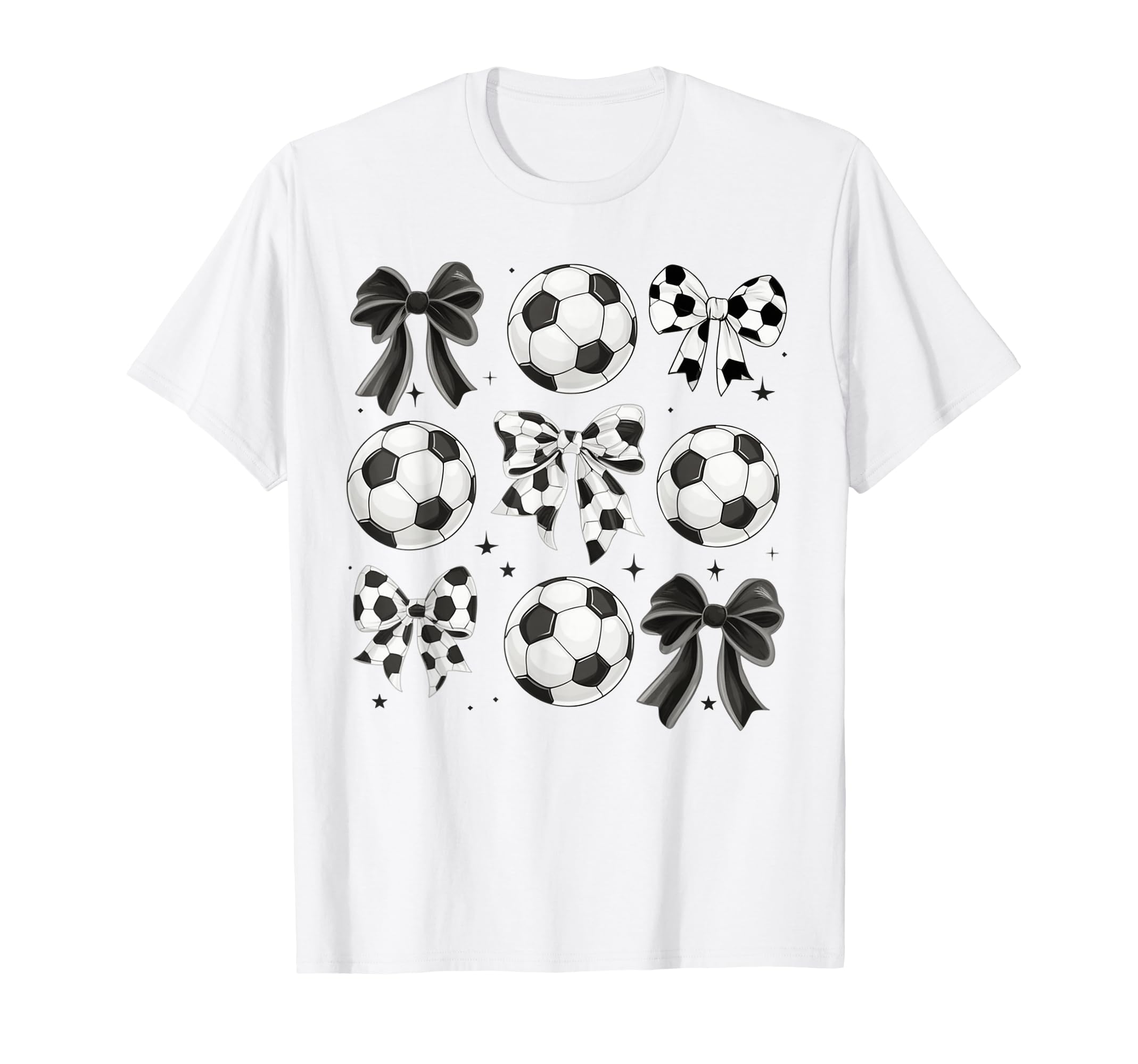 Soccer Coquette Mom Preppy Soccer T-Shirt - Unique Graphic Men Women - T-Shirt, Sweatshirt, Hoodie