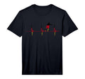 German Soccer Team Germany Heartbeat T-Shirt - Graphic Print for Adults - T-Shirt, Sweatshirt, Hoodie