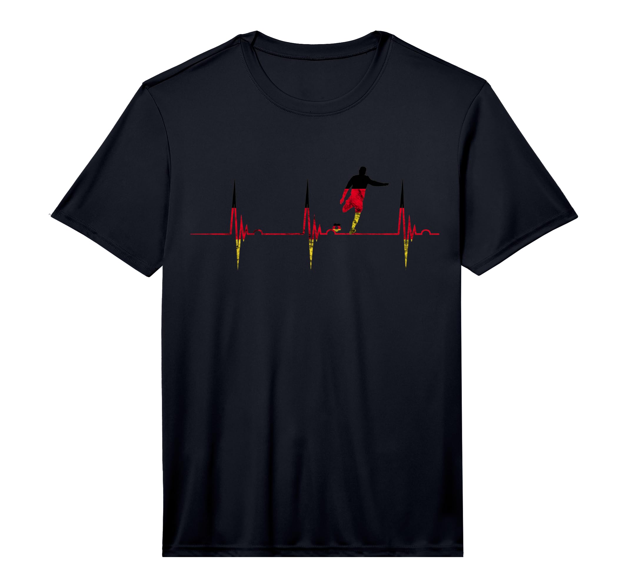 German Soccer Team Germany Heartbeat T-Shirt - Graphic Print for Adults - T-Shirt, Sweatshirt, Hoodie