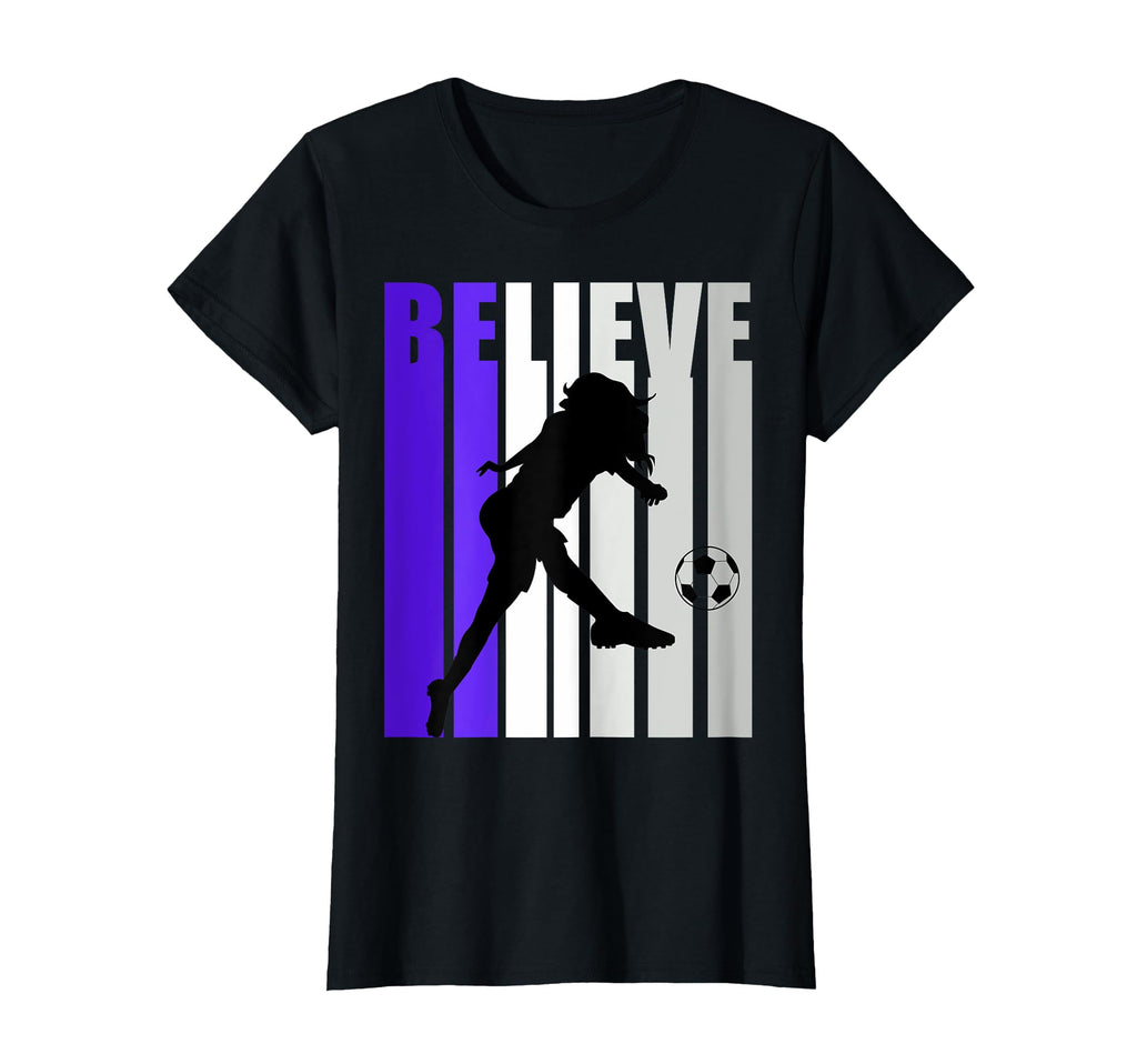Purple Soccer Motivational Football T-Shirt - Novelty Apparel for Adults - T-Shirt, Sweatshirt, Hoodie