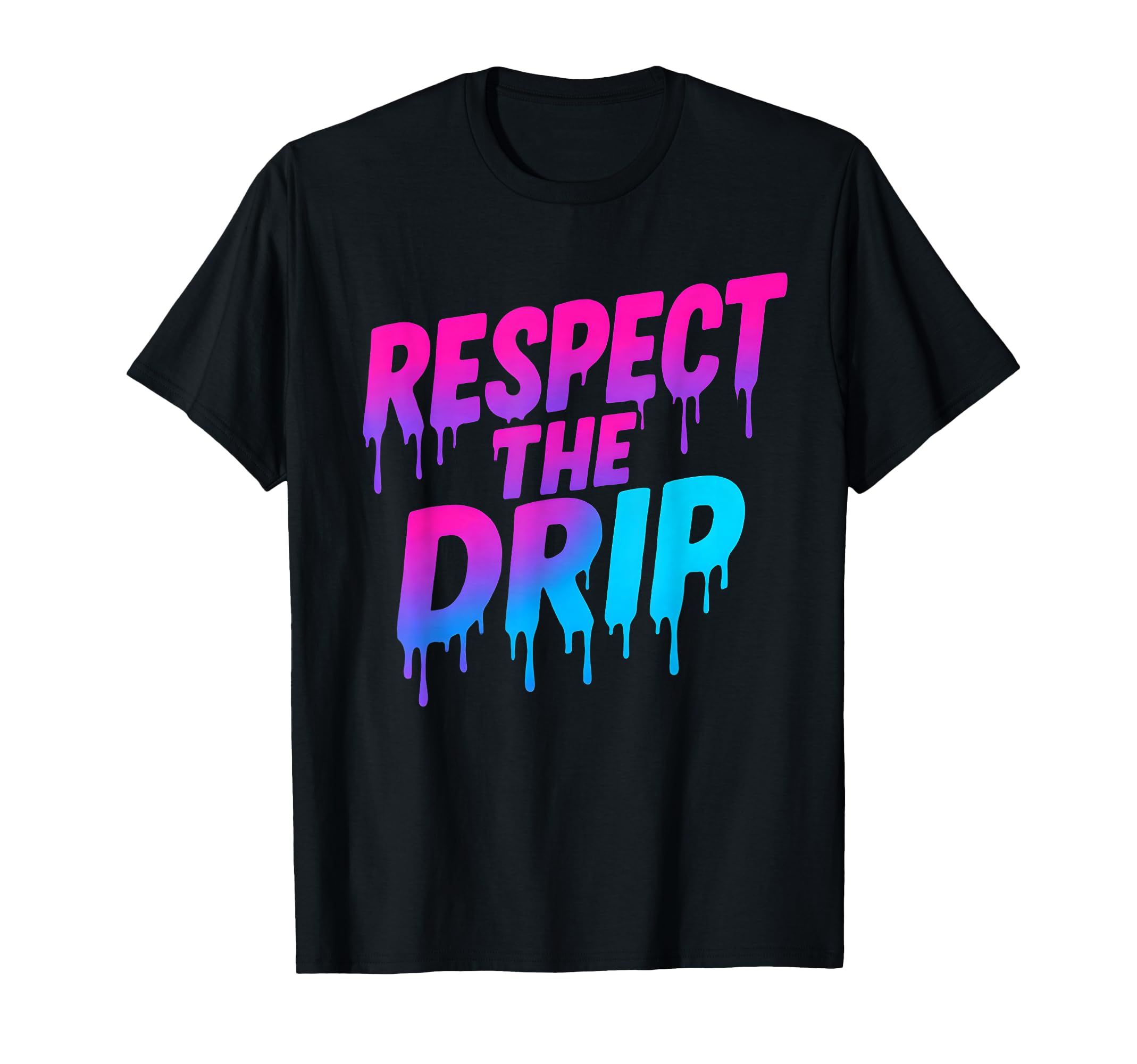 Baseball Respect Drip Softball Sports T-Shirt - Minimalist Print Men Women - T-Shirt, Sweatshirt, Hoodie
