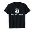 Soccer Sloth Peace Love Team Gift T-Shirt - Streetwear Style for Adults - T-Shirt, Sweatshirt, Hoodie